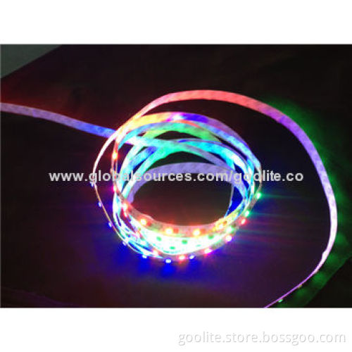 RGB LED Magic Strip Light Controller 16ICs LED Strip Light 5M/5V/56 LEDs/m CE & RoHS Approved